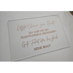 Fluchtfahrzeug für den Bräutigam