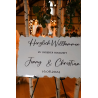 copy of copy of Acrylschild Hochzeit Willkommensschild 50 x 70 cm